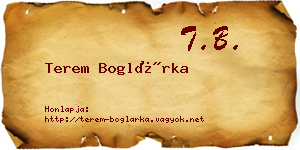 Terem Boglárka névjegykártya