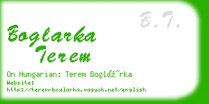 boglarka terem business card